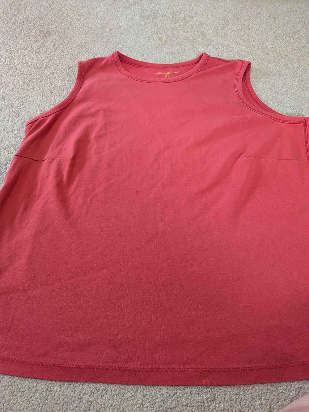 Eddie Bauer Coral Red Tank Top